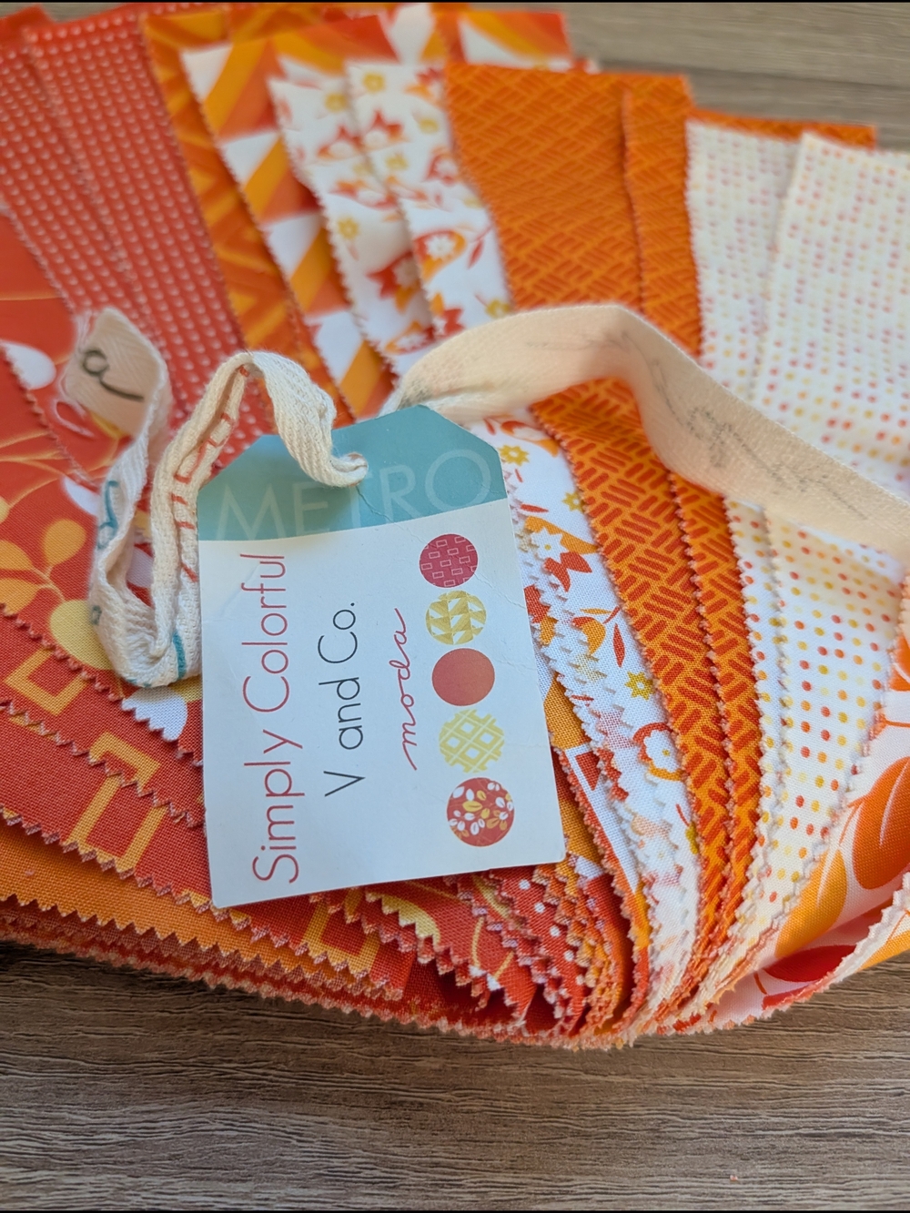 19-2.5" x WOF Strips 100% Cotton Simply Colorful by Vanessa Christenson of V &Co - Picture 2 of 7